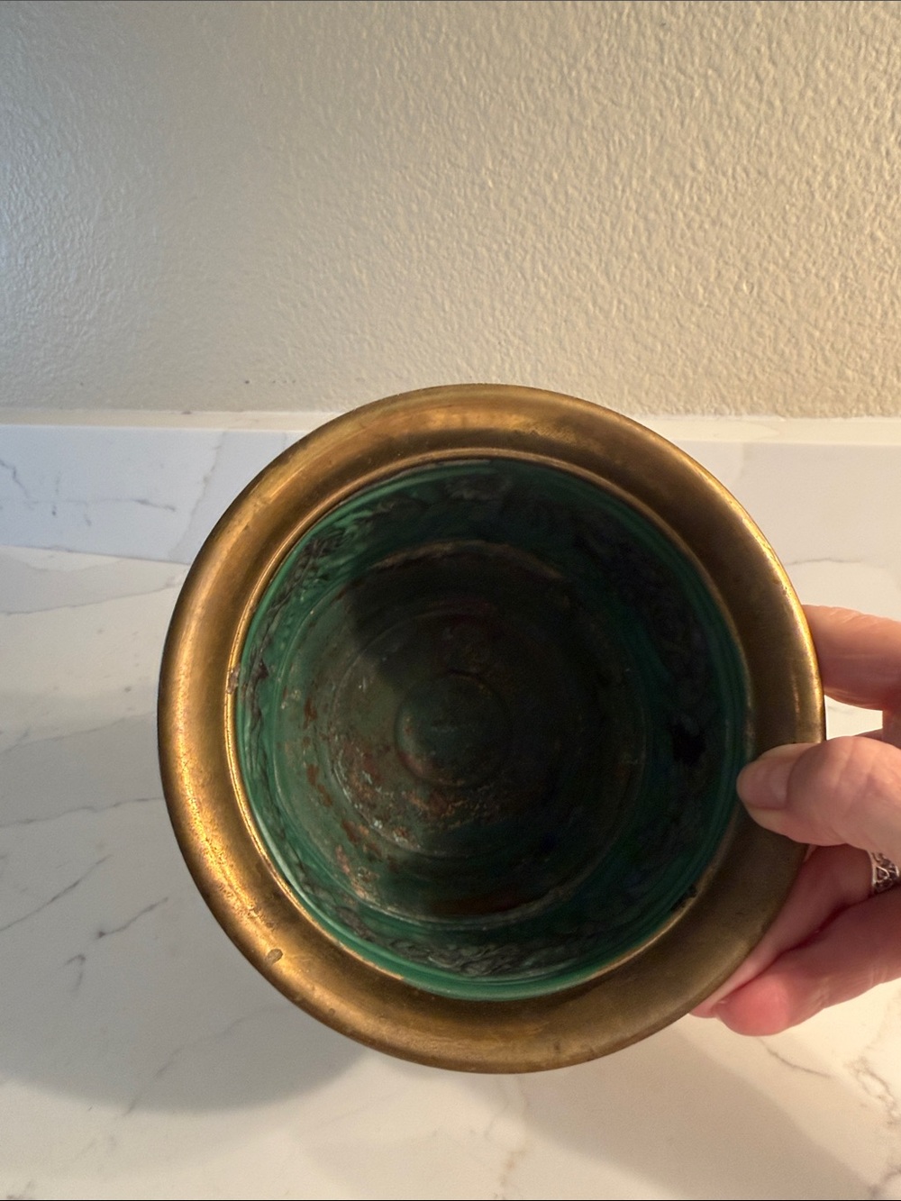 Vintage Brass Planter Pot Made in England - Picture 4 of 7